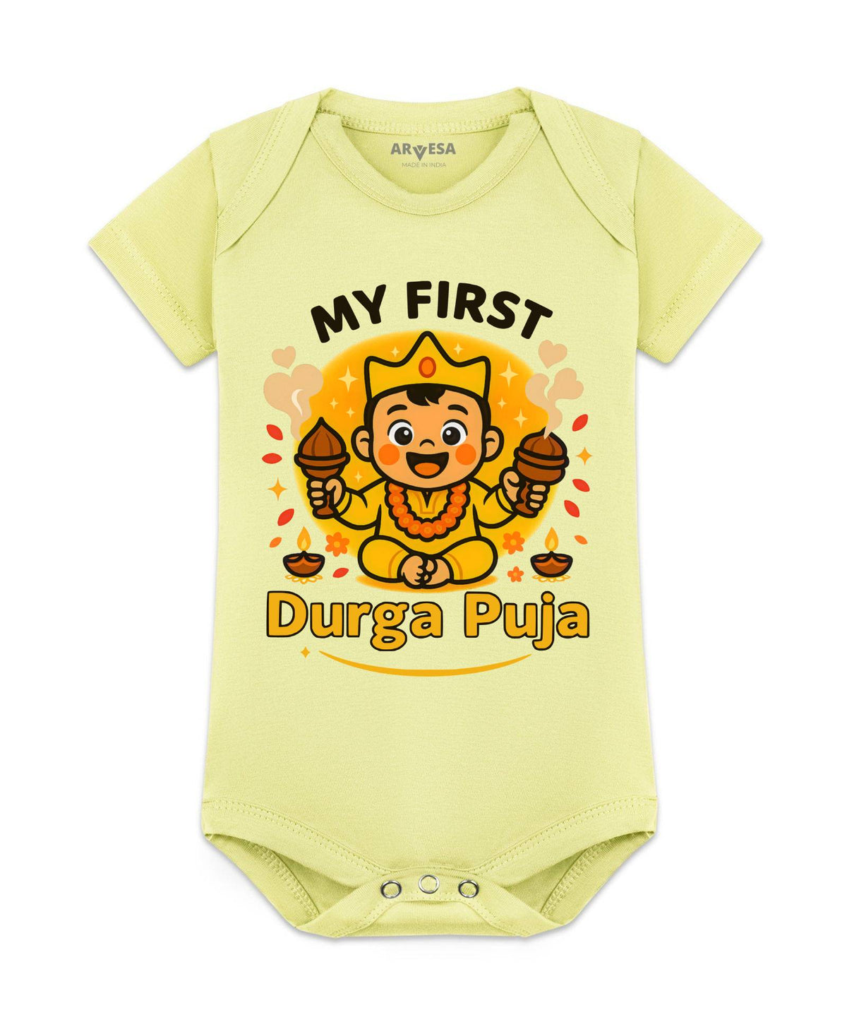My First Durga Puja - Romper