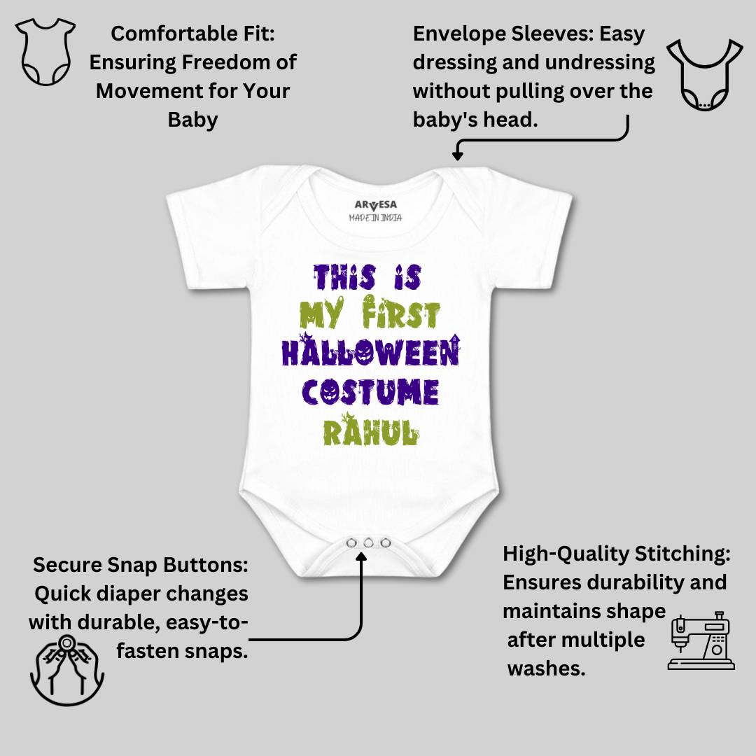 Arvesa This Is My First Halloween Costume Baby Boy & Girl Dress
