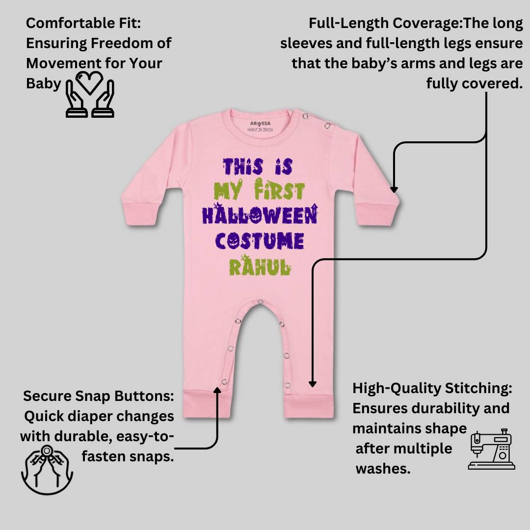 Arvesa This Is My First Halloween Costume Baby Boy & Girl Dress
