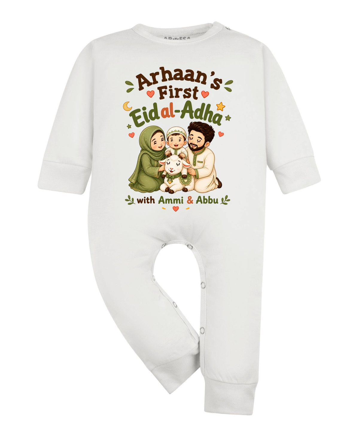 My First Eid al Adha with Ammi & Abbu Bakra Eid - Jumpsuit