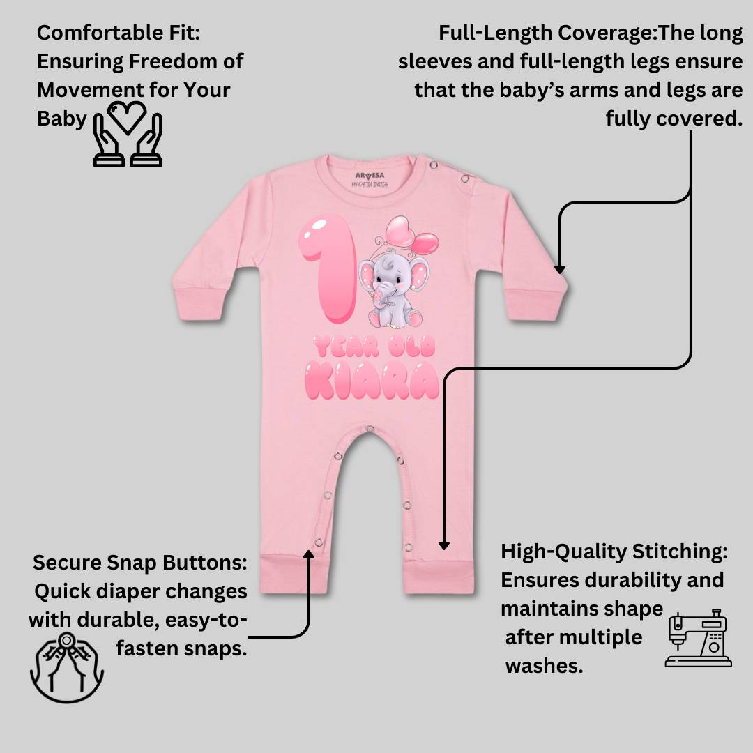 Arvesa One Year Birthday Baby Boy & Girl Dress