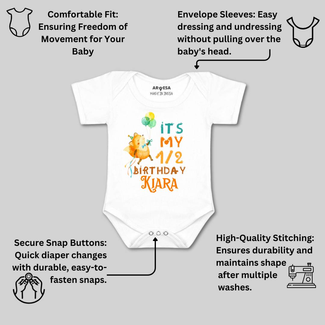 Arvesa Half Birthday Baby Boy & Girl Dress