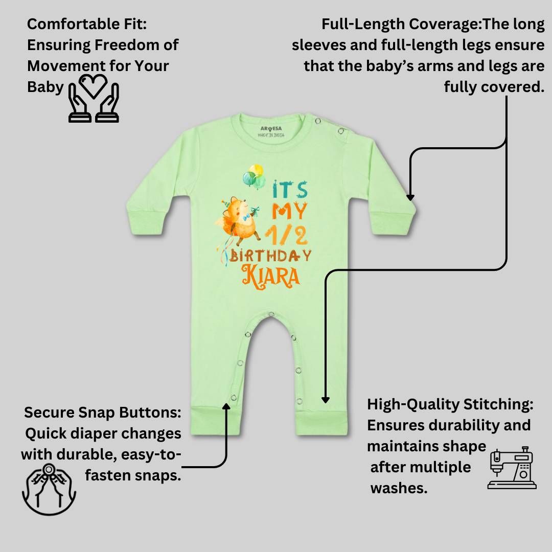 Arvesa Half Birthday Baby Boy & Girl Dress