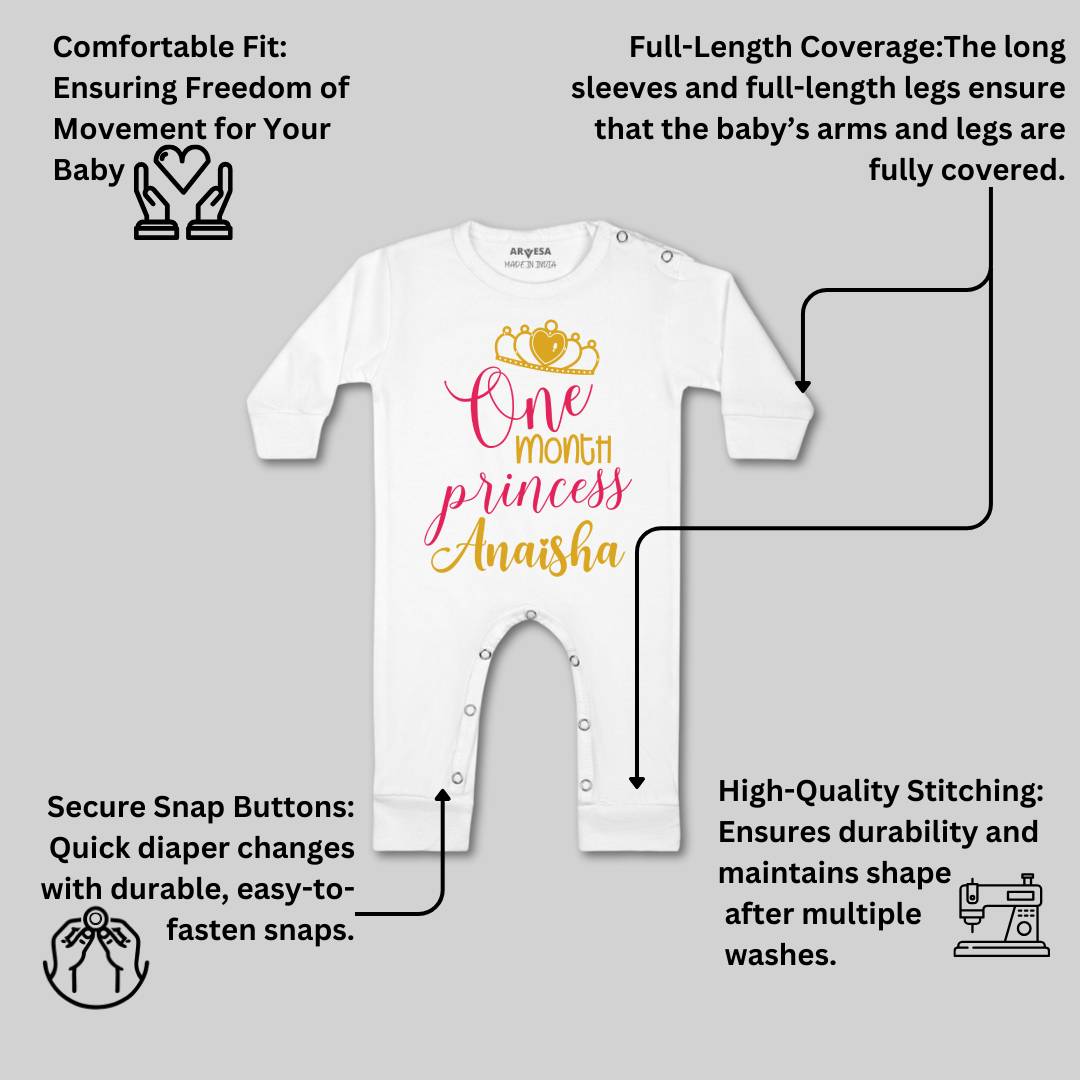 Arvesa 1 Month Baby Boy & Girl Dress