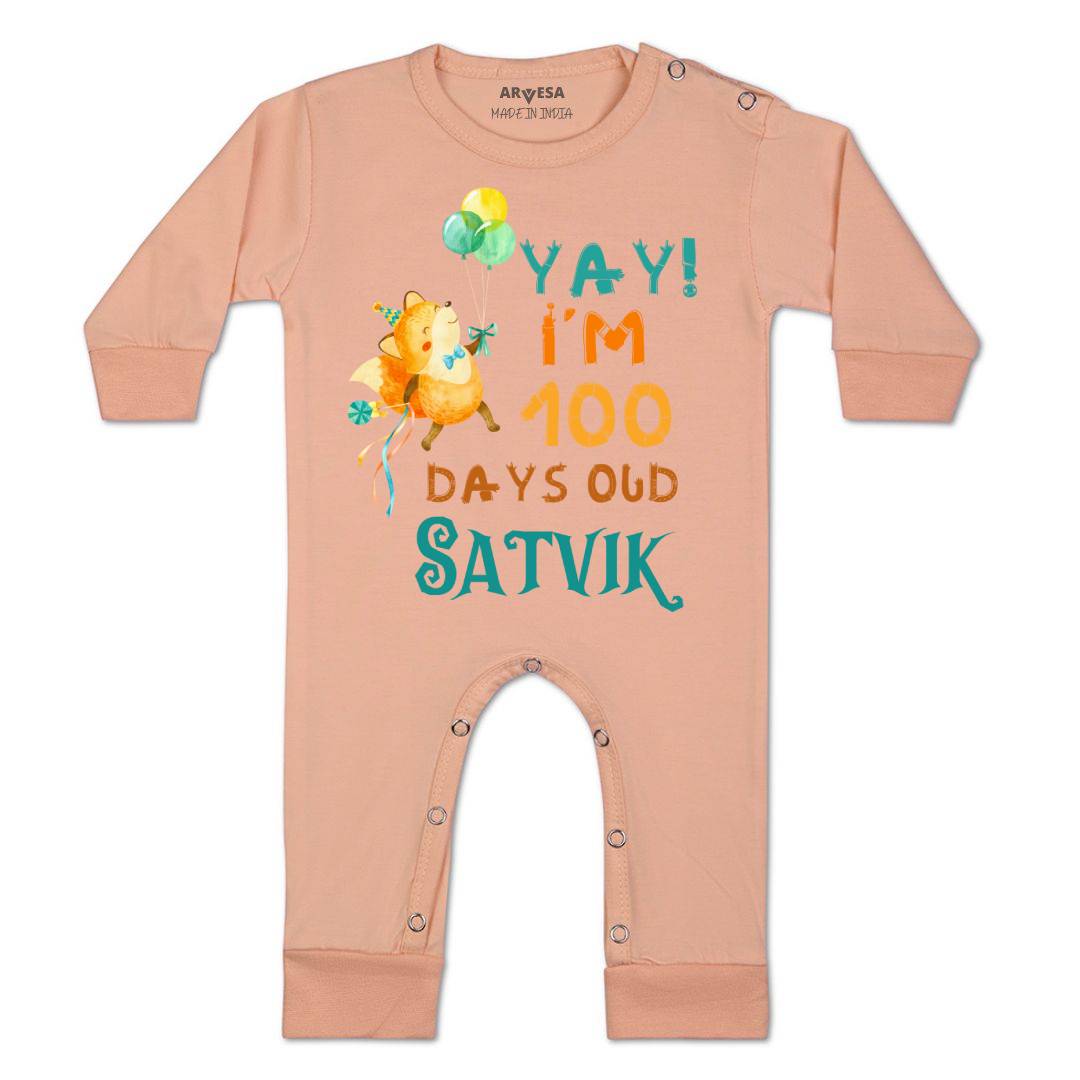 Arvesa 100 Days Birthday Baby Boy & Girl Dress