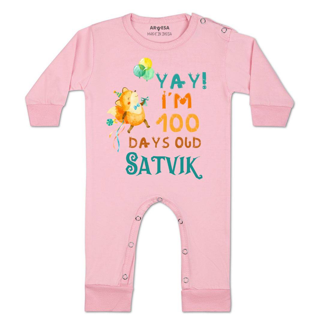 Arvesa 100 Days Birthday Baby Boy & Girl Dress