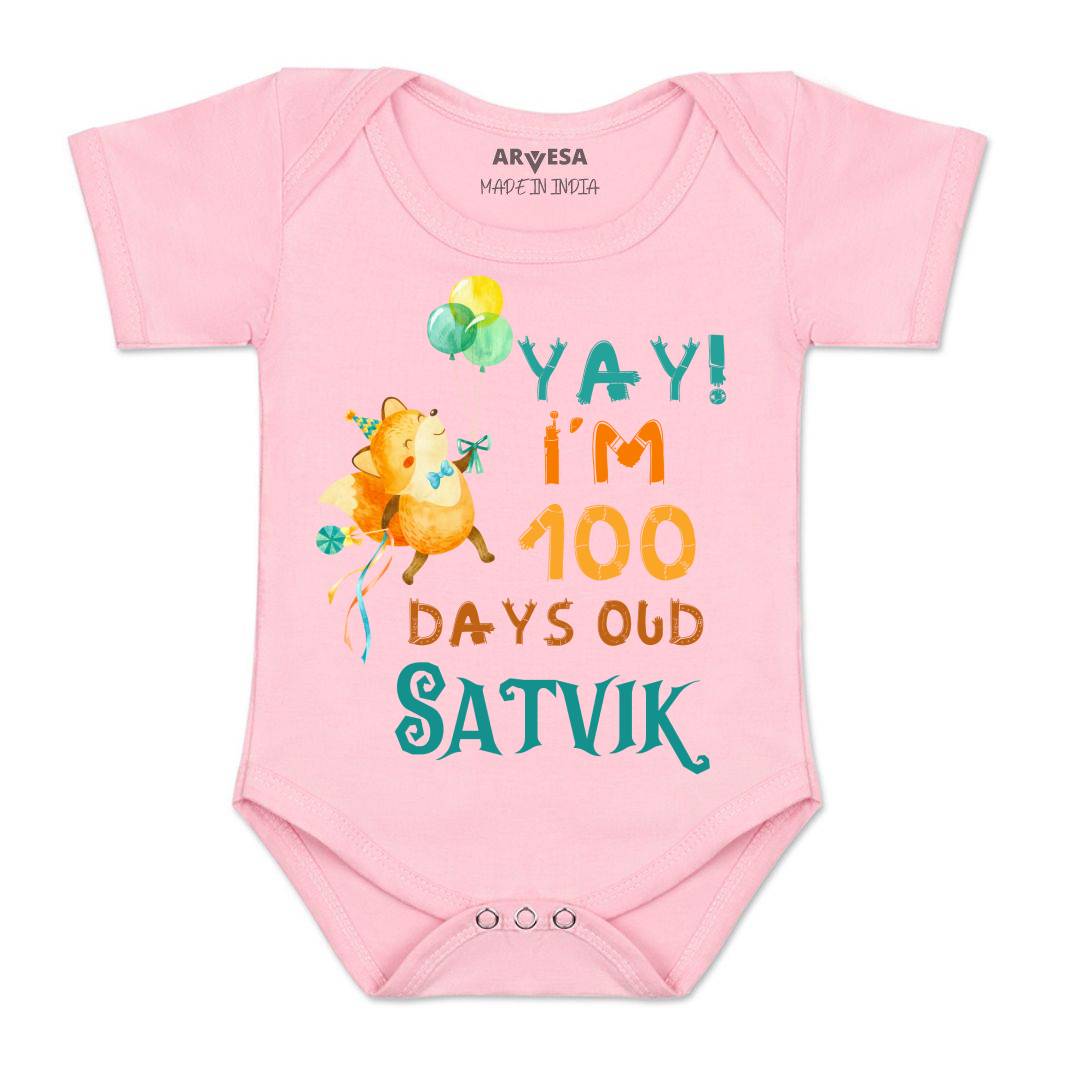 Arvesa 100 Days Birthday Baby Boy & Girl Dress