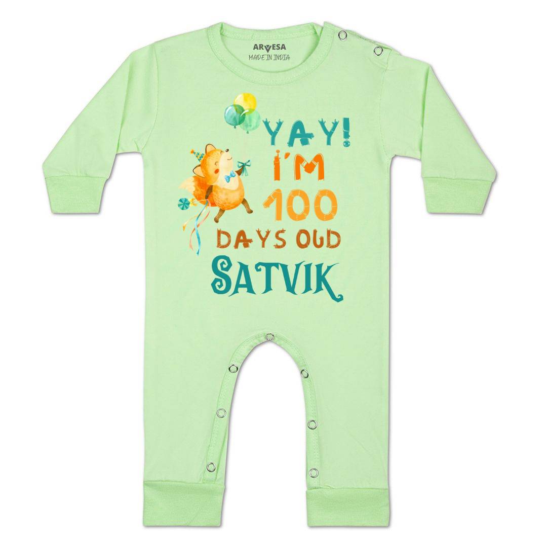 Arvesa 100 Days Birthday Baby Boy & Girl Dress