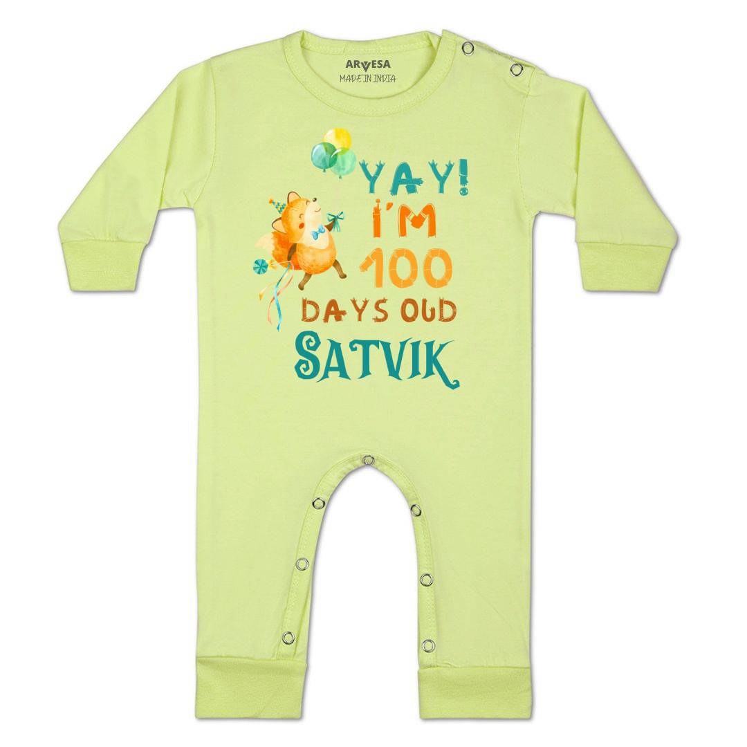Arvesa 100 Days Birthday Baby Boy & Girl Dress