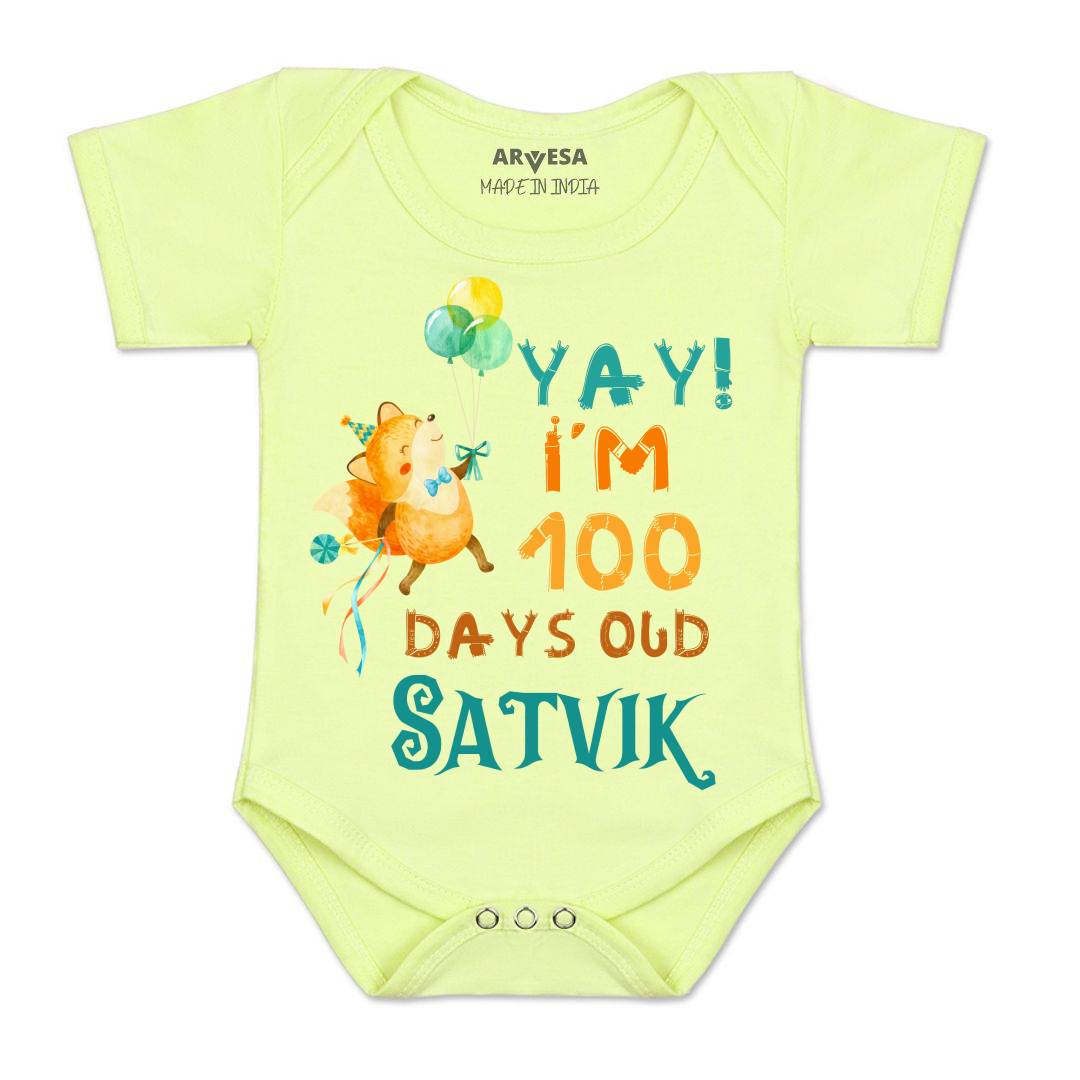 Arvesa 100 Days Birthday Baby Boy & Girl Dress