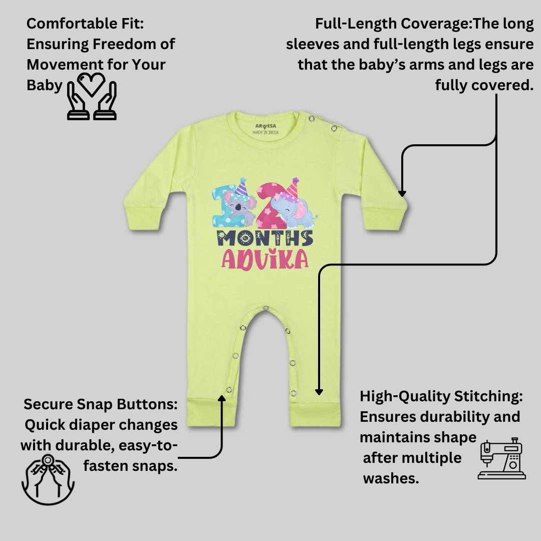 Arvesa 12 Month Baby Boy & Girl Dress
