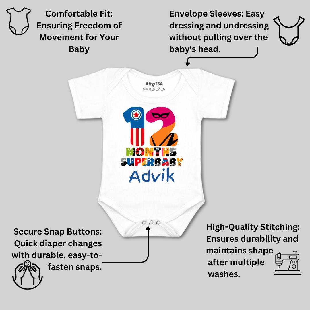 Arvesa 12 Month Baby Boy & Girl Dress