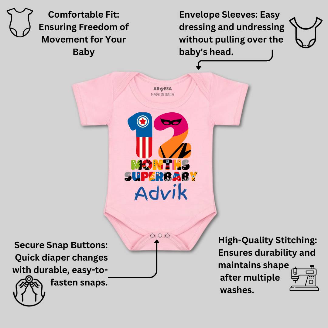 Arvesa 12 Month Baby Boy & Girl Dress