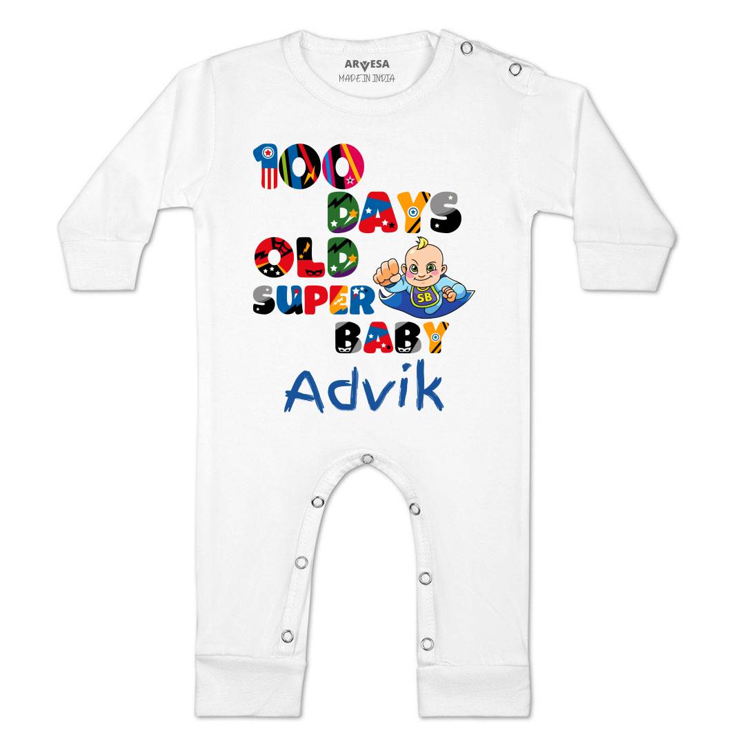 Arvesa 100 Days Birthday Baby Boy & Girl Dress
