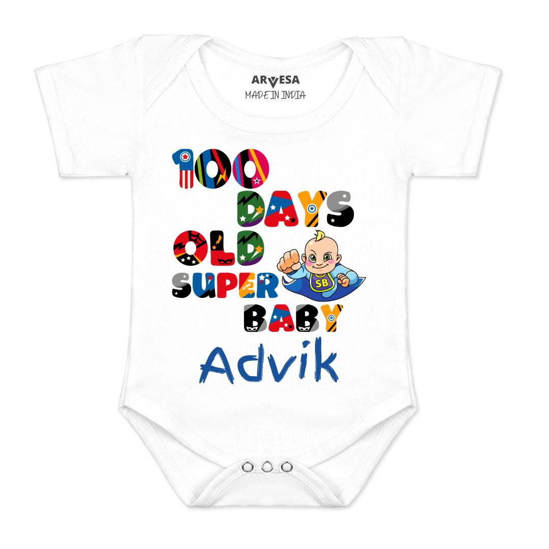 Arvesa 100 Days Birthday Baby Boy & Girl Dress