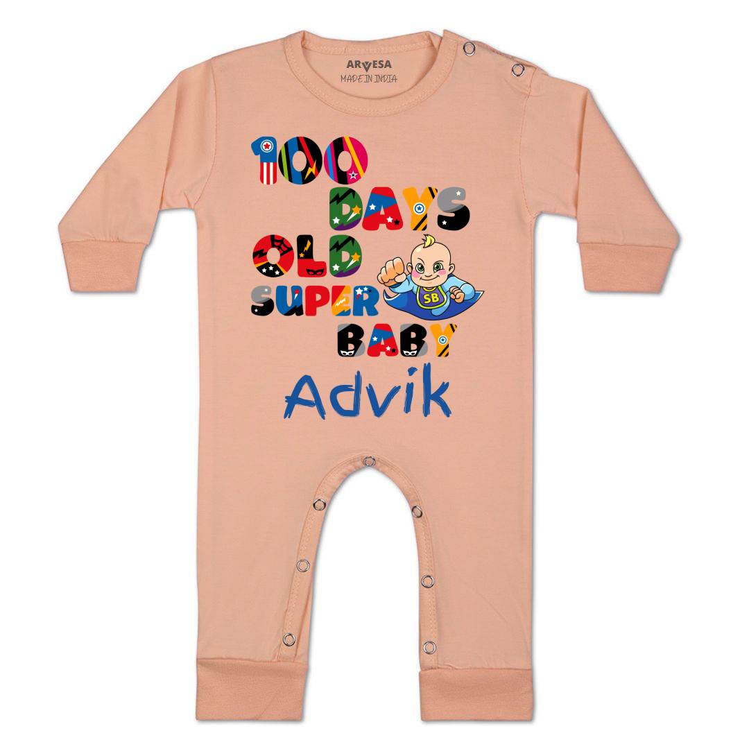 Arvesa 100 Days Birthday Baby Boy & Girl Dress