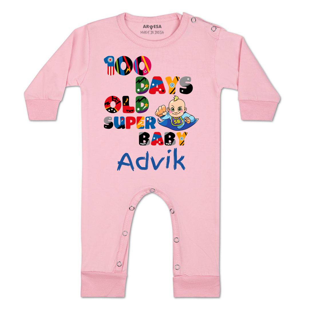 Arvesa 100 Days Birthday Baby Boy & Girl Dress