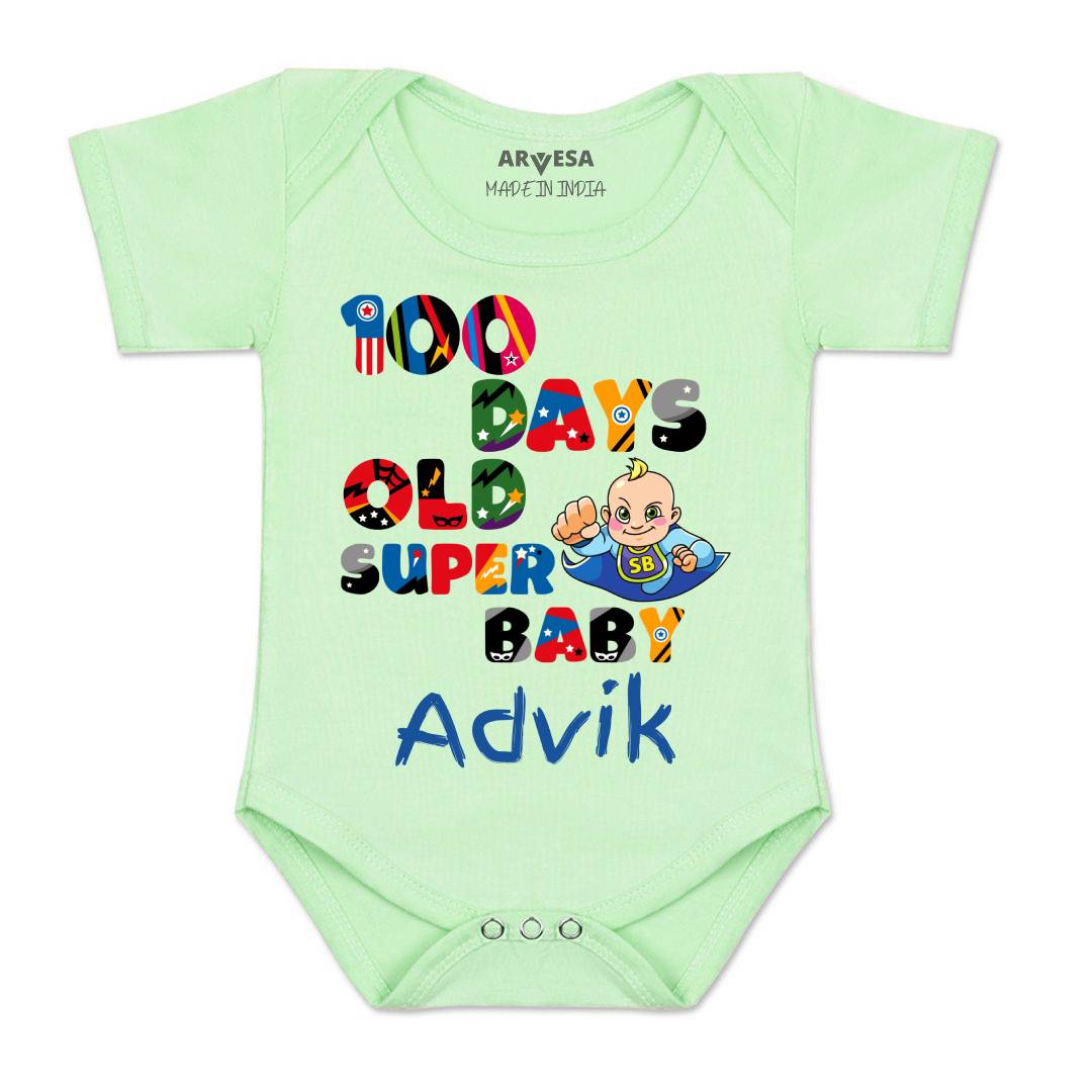 Arvesa 100 Days Birthday Baby Boy & Girl Dress