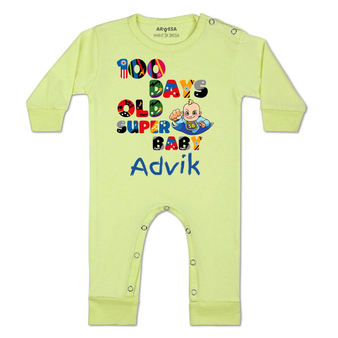 Arvesa 100 Days Birthday Baby Boy & Girl Dress
