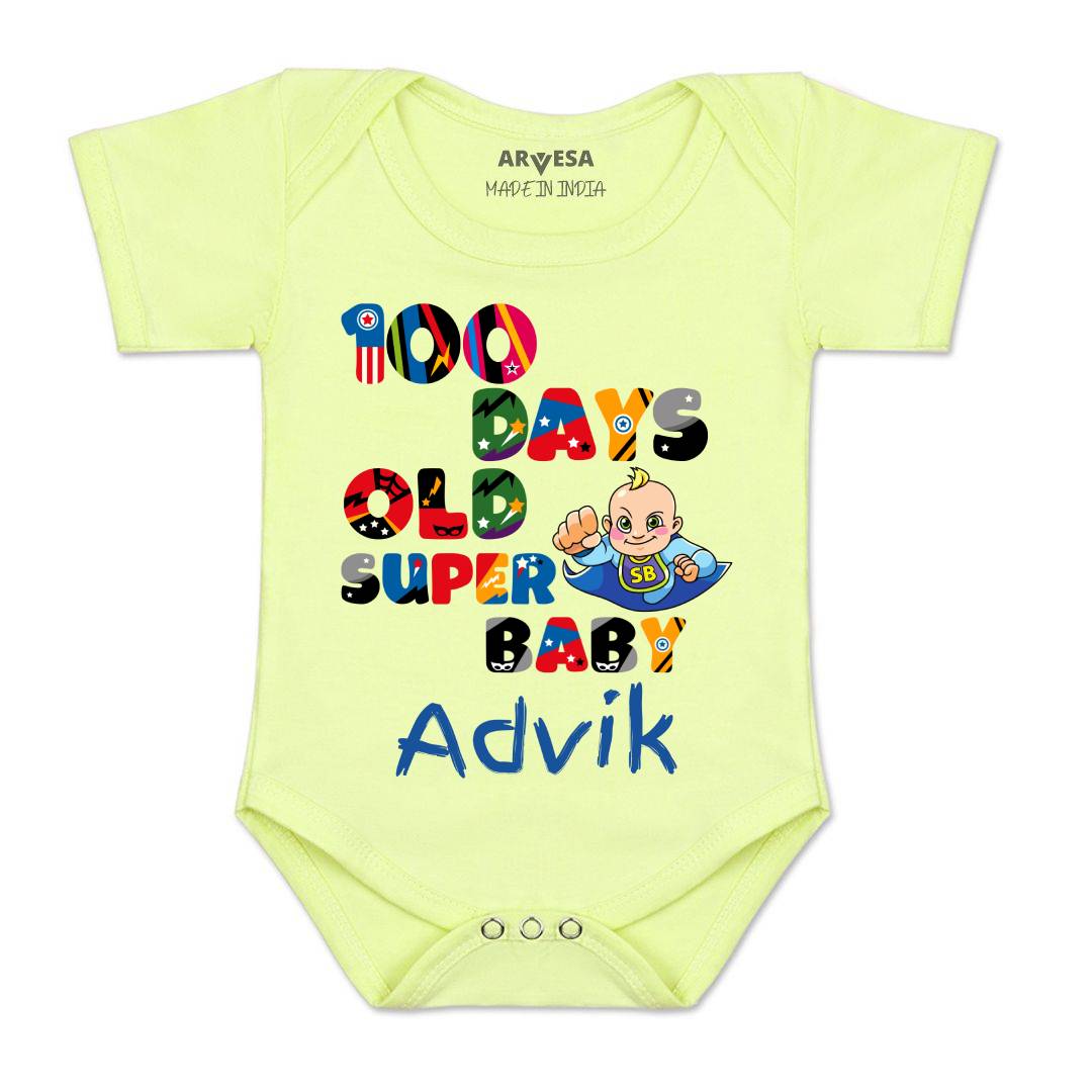 Arvesa 100 Days Birthday Baby Boy & Girl Dress