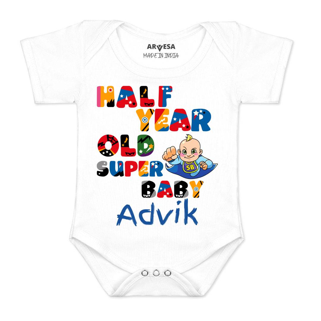 Arvesa Half Birthday Baby Boy & Girl Dress
