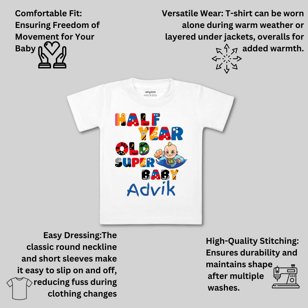 Arvesa Half Birthday Baby Boy & Girl Dress