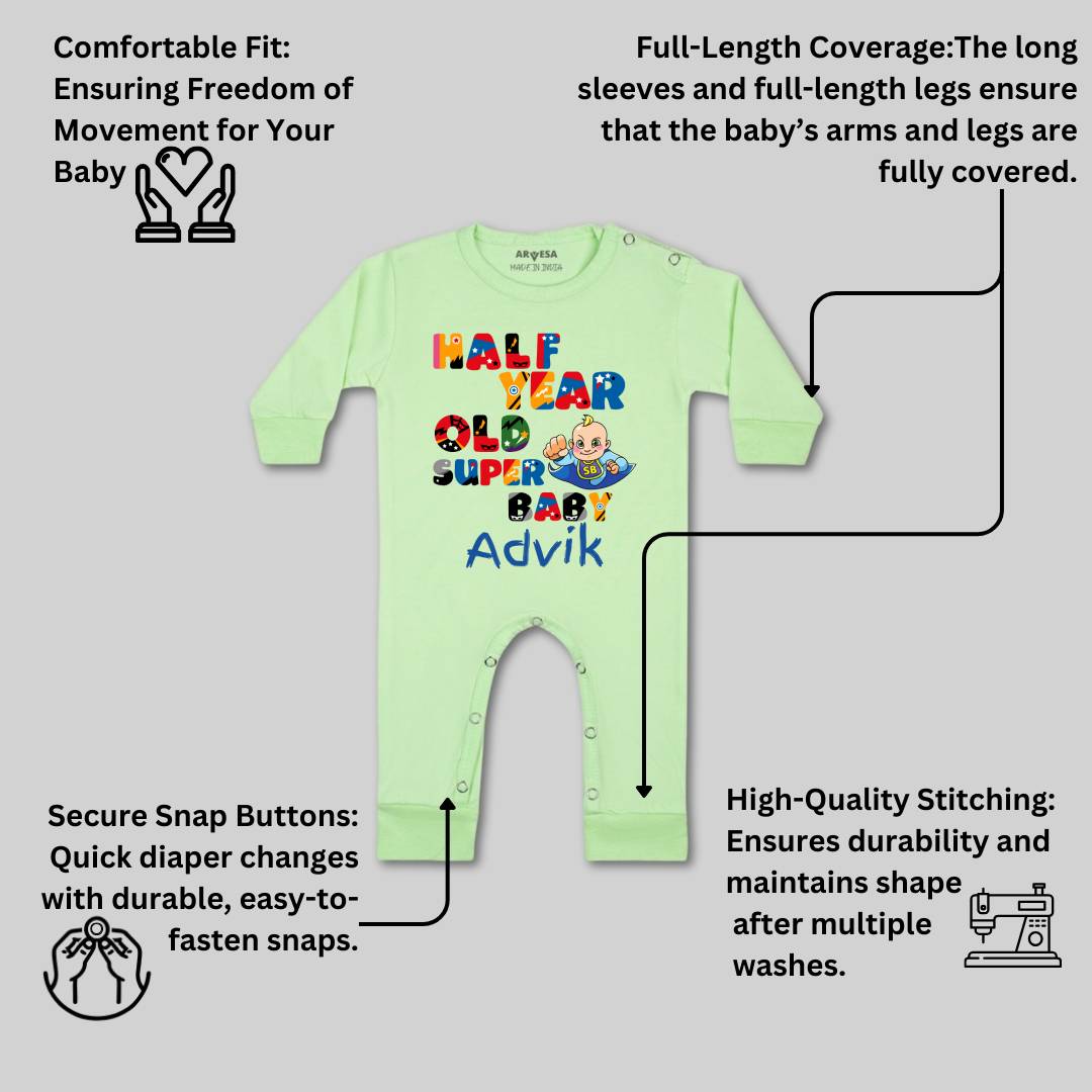 Arvesa Half Birthday Baby Boy & Girl Dress