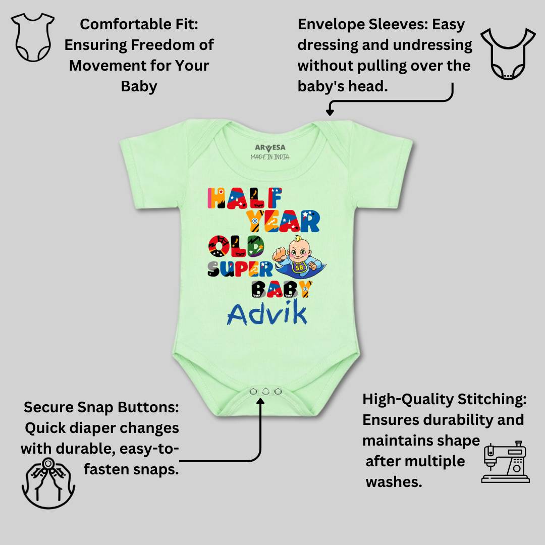 Arvesa Half Birthday Baby Boy & Girl Dress
