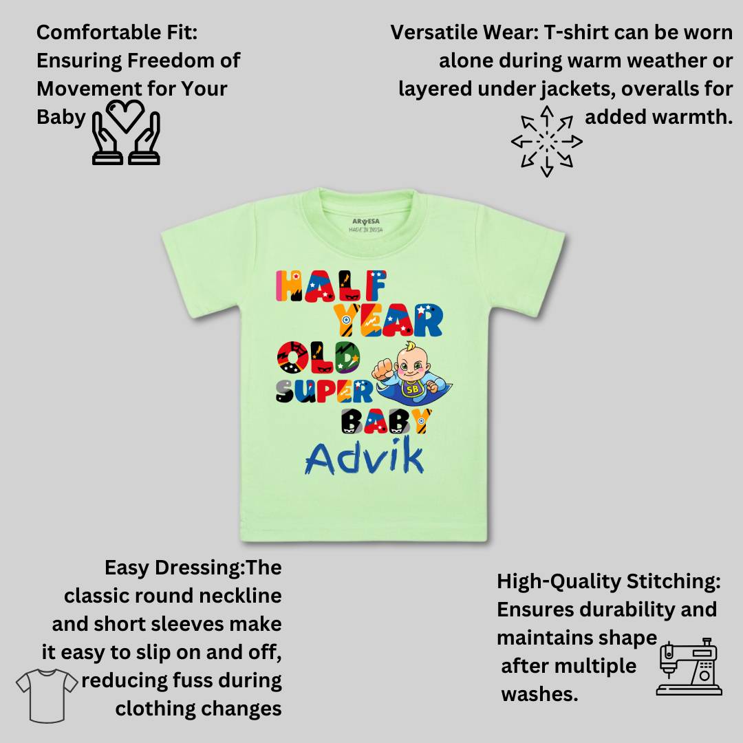 Arvesa Half Birthday Baby Boy & Girl Dress