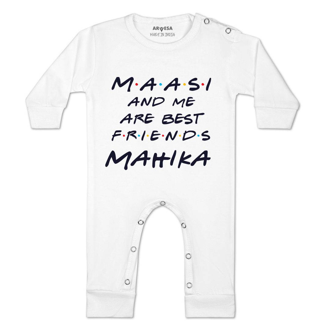 Arvesa Maasi & Me Are Best Friend Baby Boy & Girl Dress