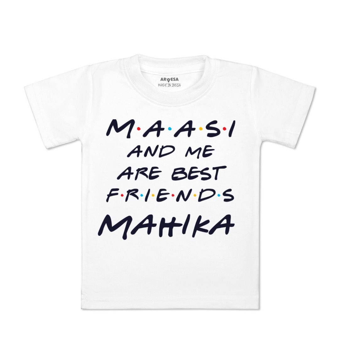Arvesa Maasi & Me Are Best Friend Baby Boy & Girl Dress