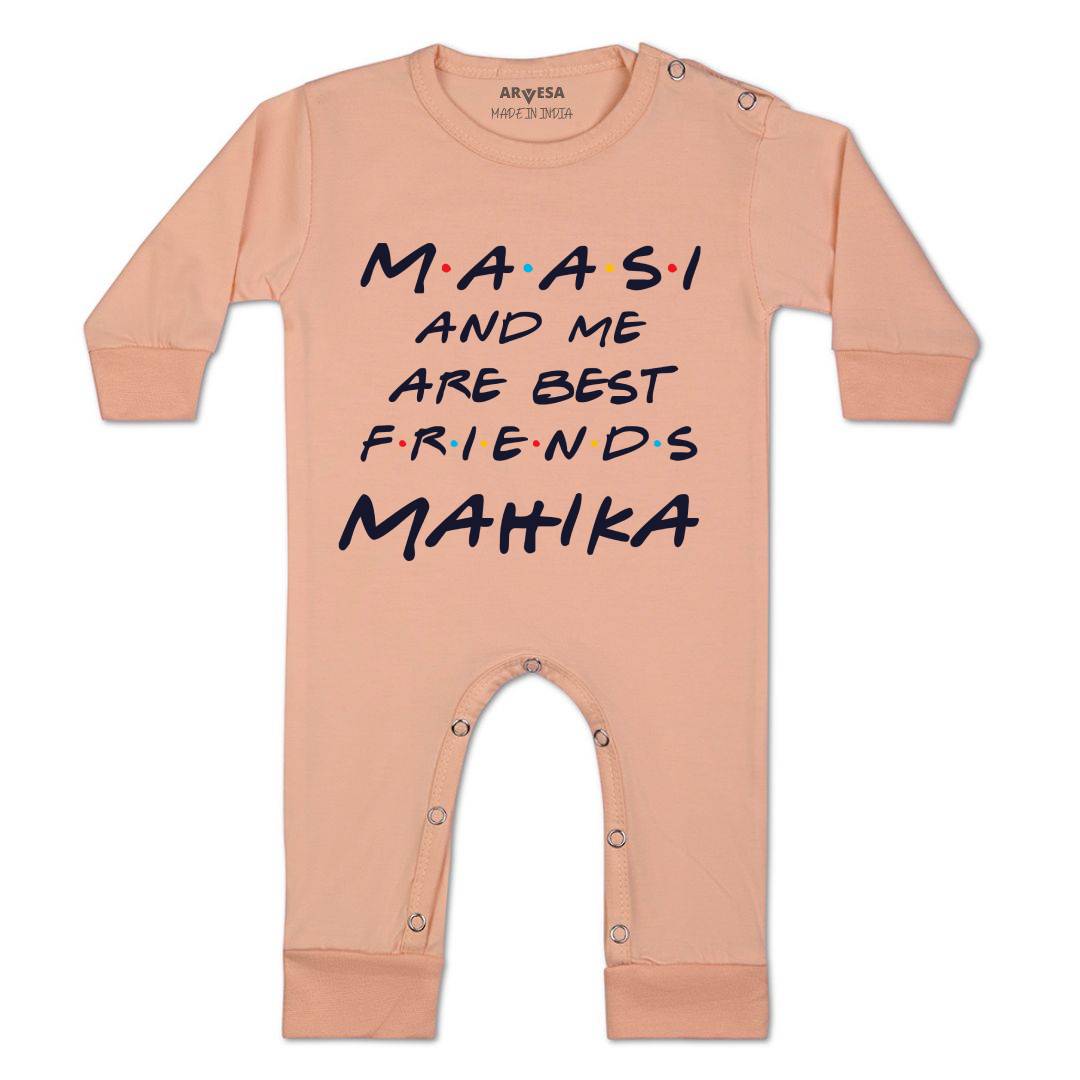 Arvesa Maasi & Me Are Best Friend Baby Boy & Girl Dress