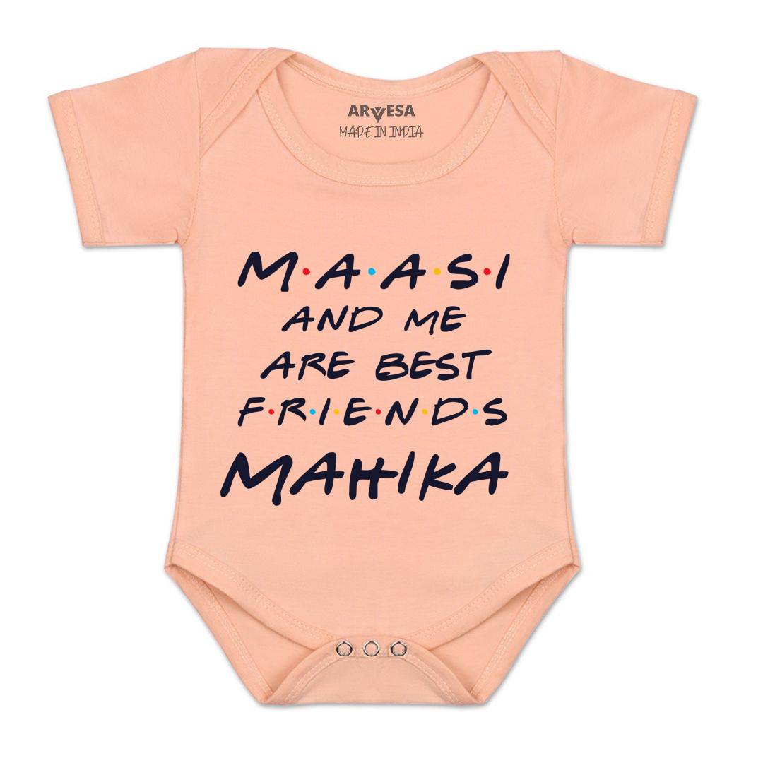 Arvesa Maasi & Me Are Best Friend Baby Boy & Girl Dress