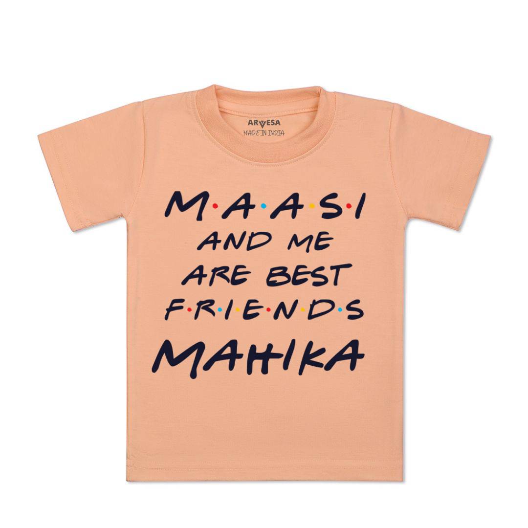 Arvesa Maasi & Me Are Best Friend Baby Boy & Girl Dress