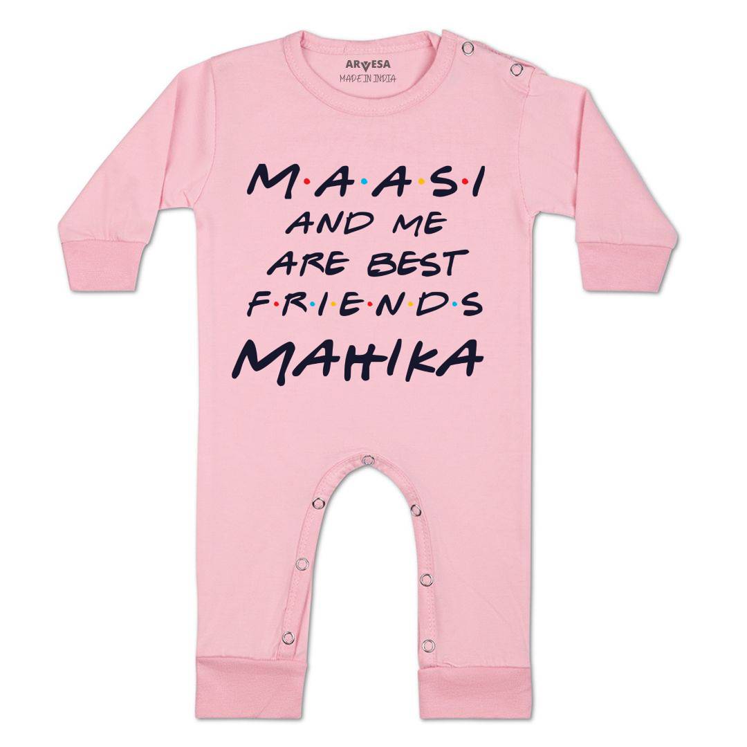 Arvesa Maasi & Me Are Best Friend Baby Boy & Girl Dress