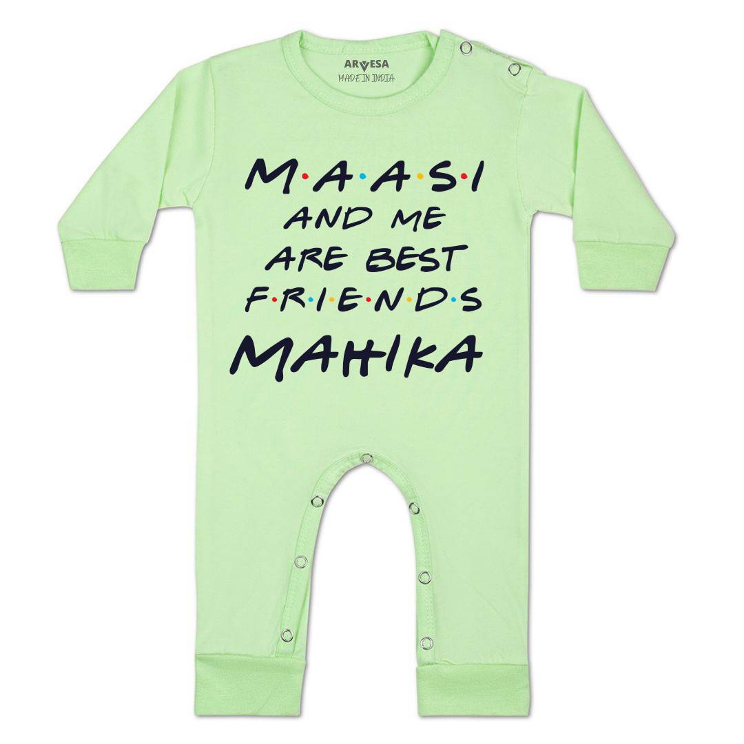 Arvesa Maasi & Me Are Best Friend Baby Boy & Girl Dress