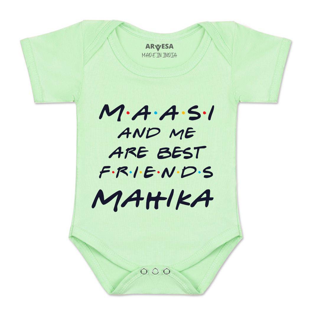 Arvesa Maasi & Me Are Best Friend Baby Boy & Girl Dress