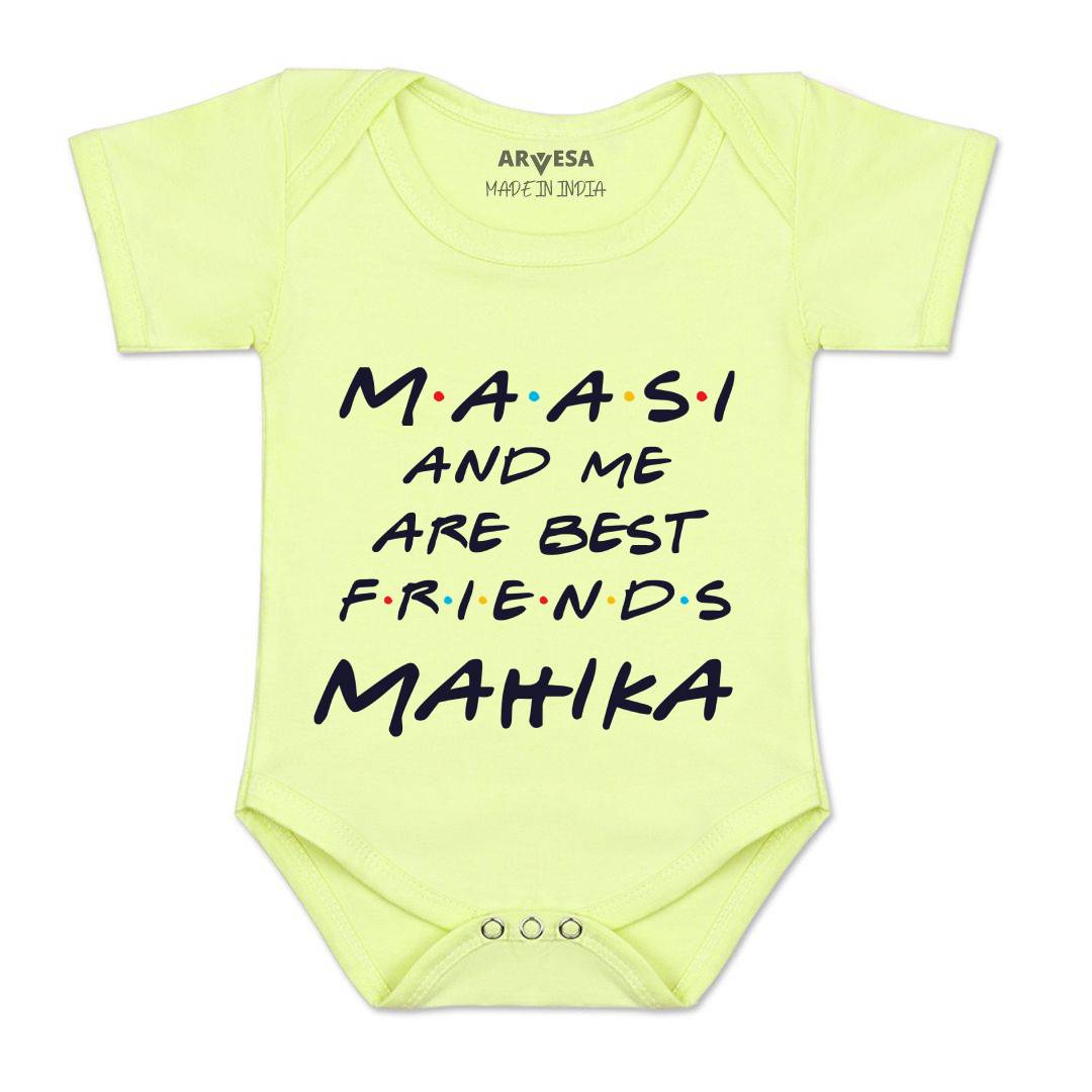 Arvesa Maasi & Me Are Best Friend Baby Boy & Girl Dress