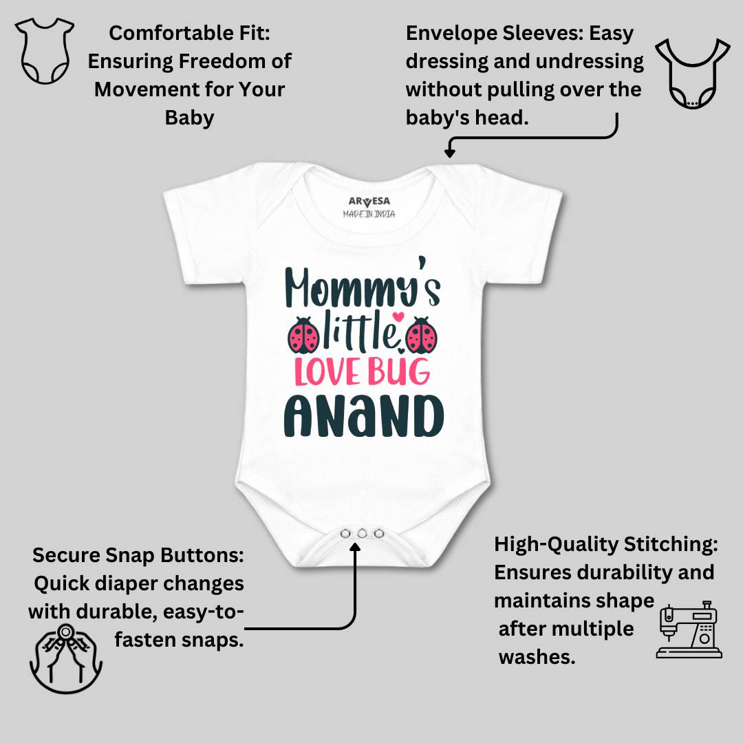 Arvesa Mommy Little Love Bug Baby Boy & Girl Dress