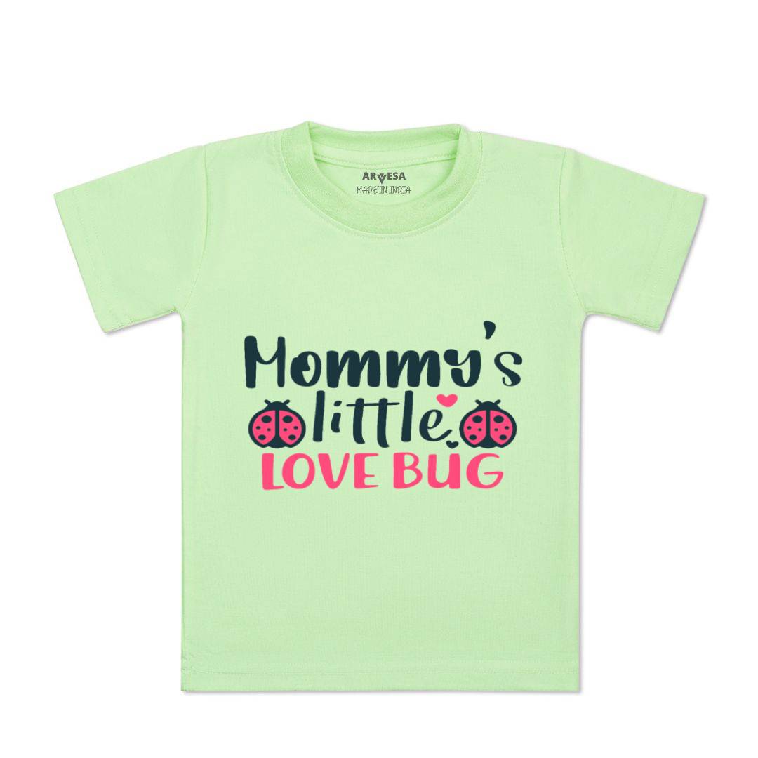 Arvesa Mommy Little Love Bug Design-403 White 0-3 Months Jumpsuit for Baby Boy & Girl dress .