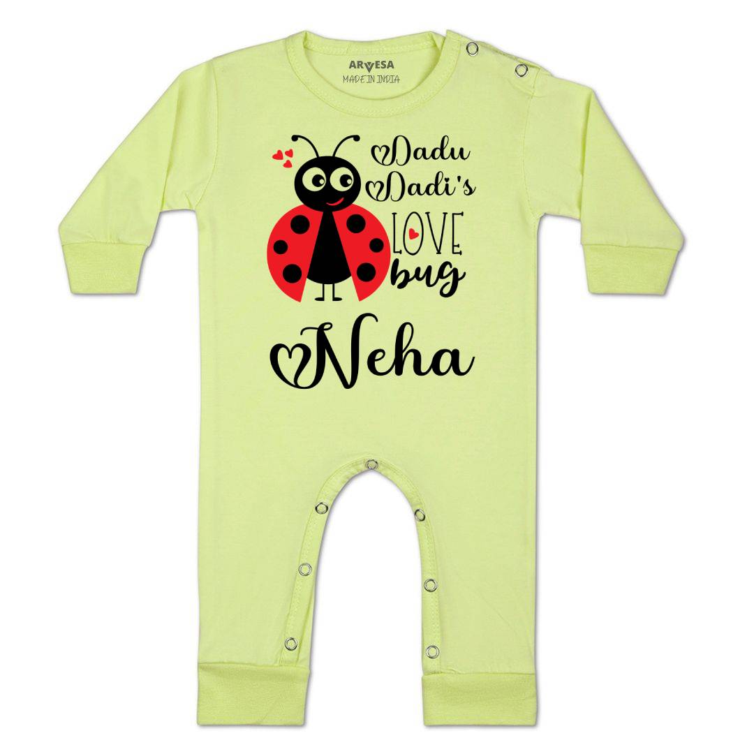 Arvesa Dadu Dadi Love Bug Baby Boy & Girl Dress