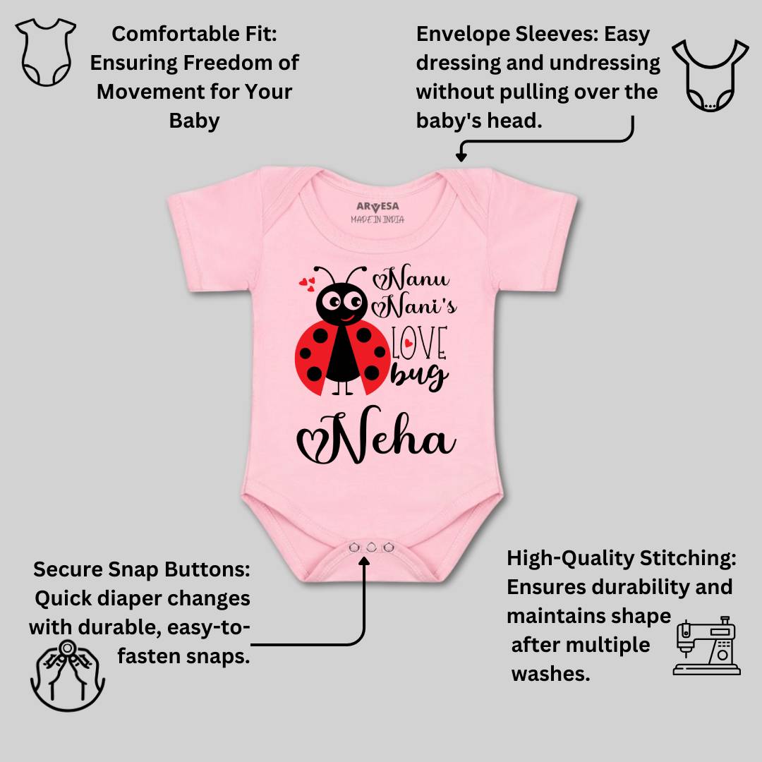 Arvesa Nanu Nani Love Bug Baby Boy & Girl Dress