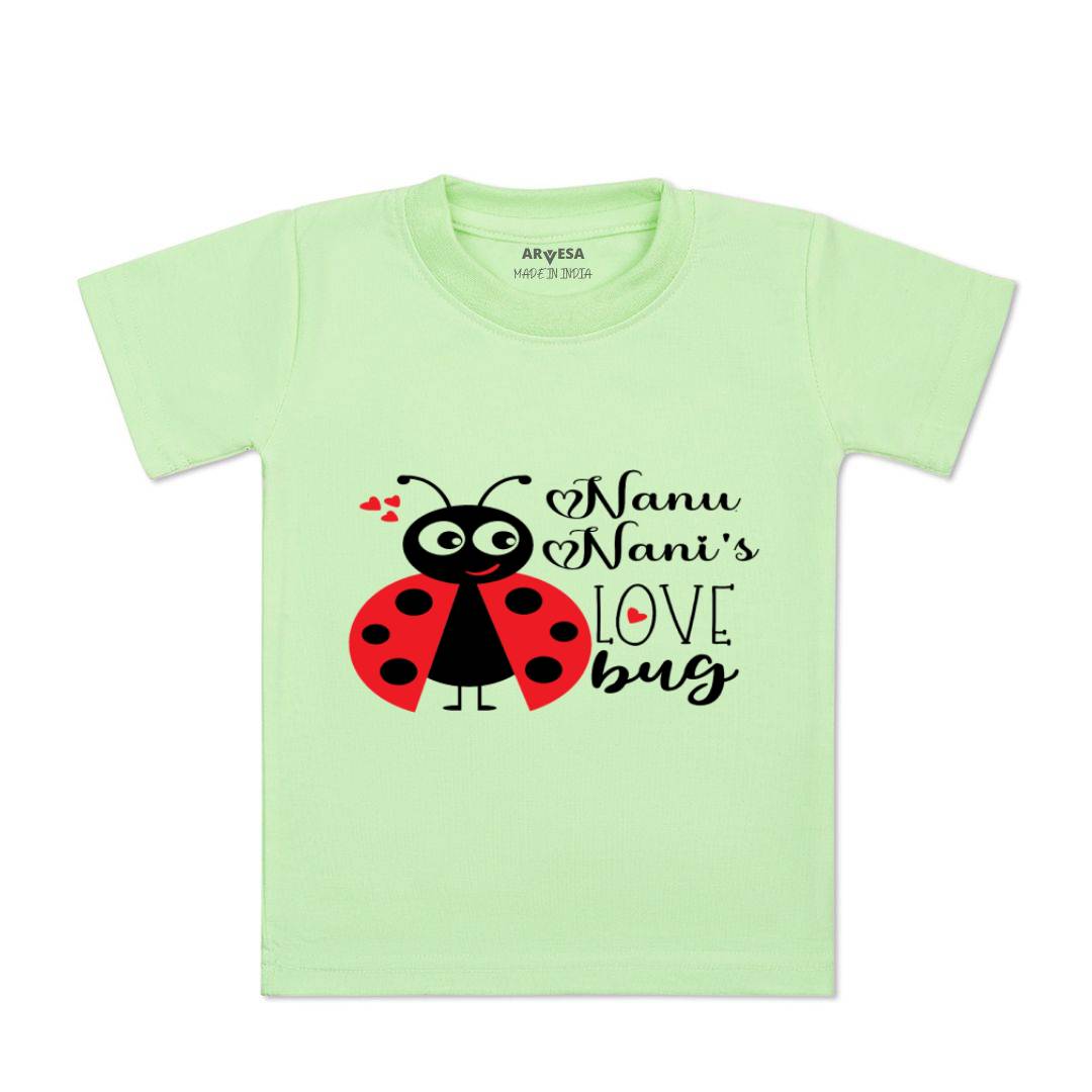 Arvesa Nanu Nani Love Bug Design-412 White 0-3 Months Jumpsuit for Baby Boy & Girl dress .
