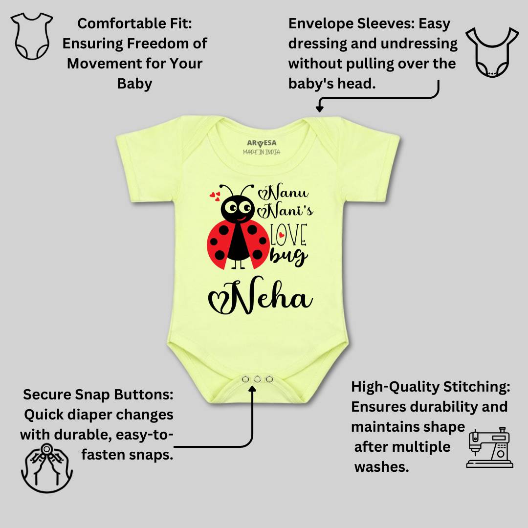 Arvesa Nanu Nani Love Bug Baby Boy & Girl Dress