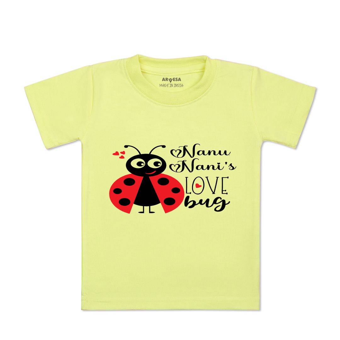 Arvesa Nanu Nani Love Bug Design-412 White 0-3 Months Jumpsuit for Baby Boy & Girl dress .