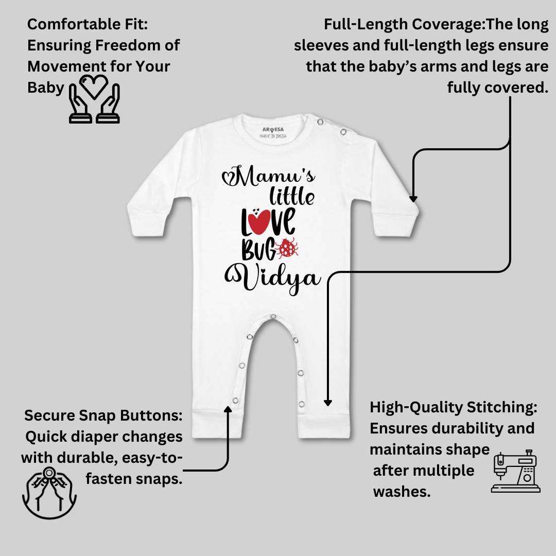 Arvesa Mamu Love Bug Baby Boy & Girl Dress