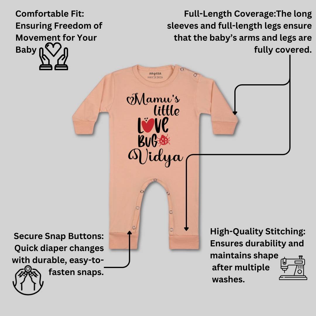 Arvesa Mamu Love Bug Baby Boy & Girl Dress