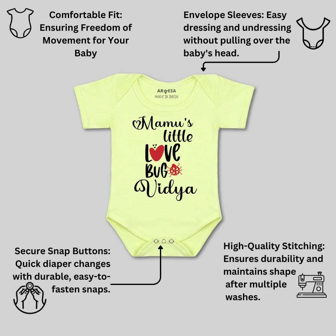 Arvesa Mamu Love Bug Baby Boy & Girl Dress