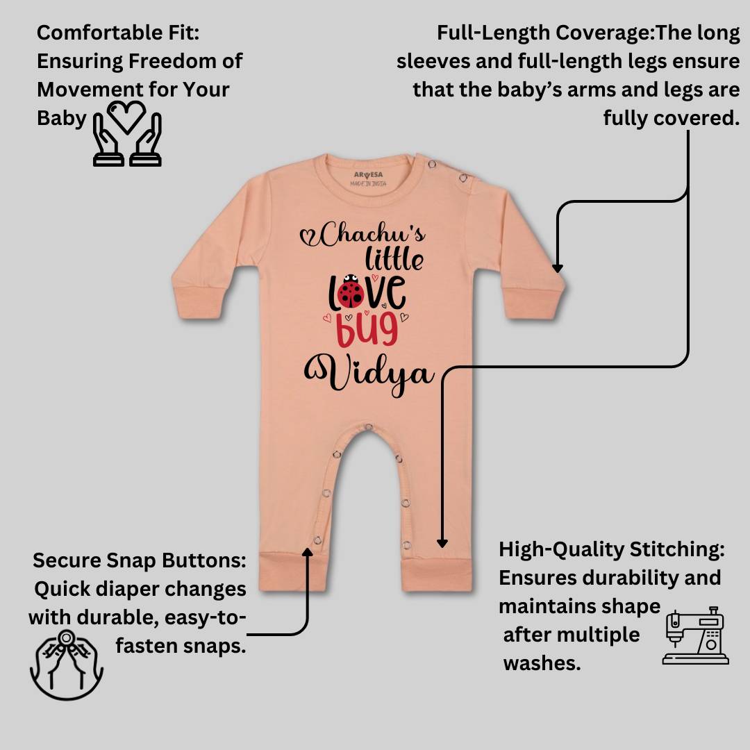 Arvesa chachu Love Bug Baby Boy & Girl Dress