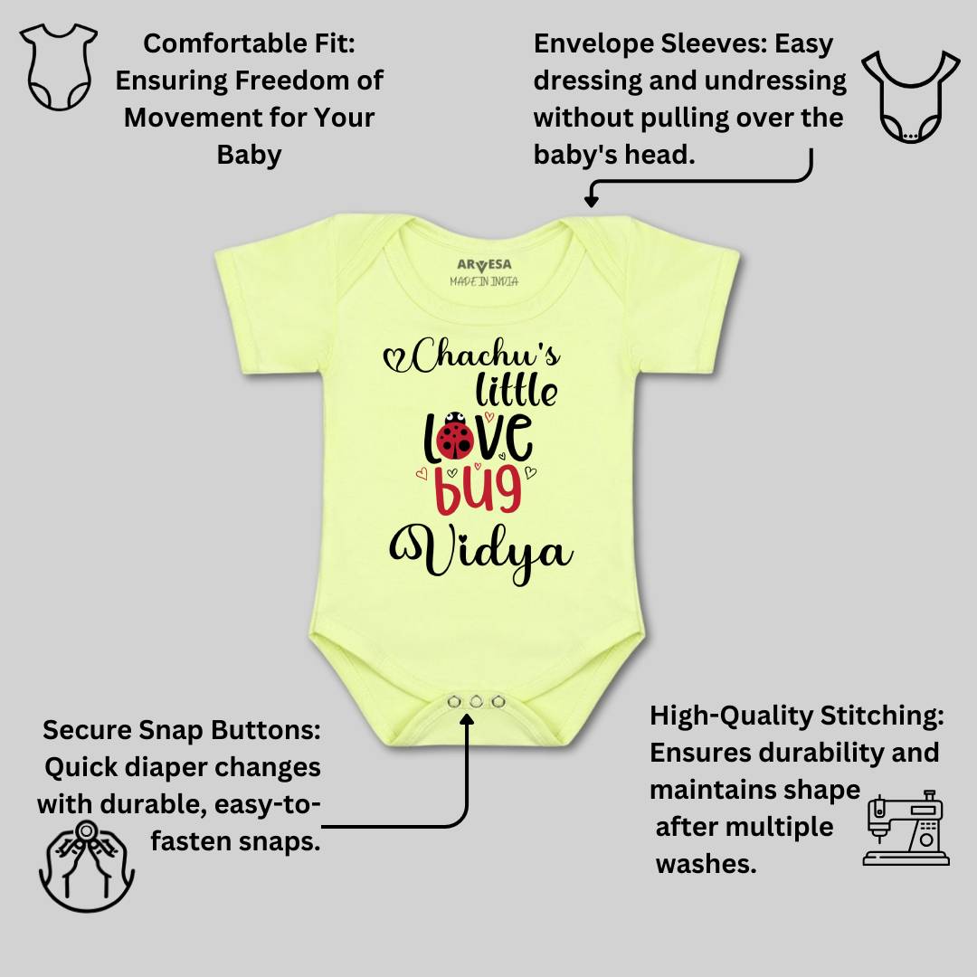 Arvesa chachu Love Bug Baby Boy & Girl Dress